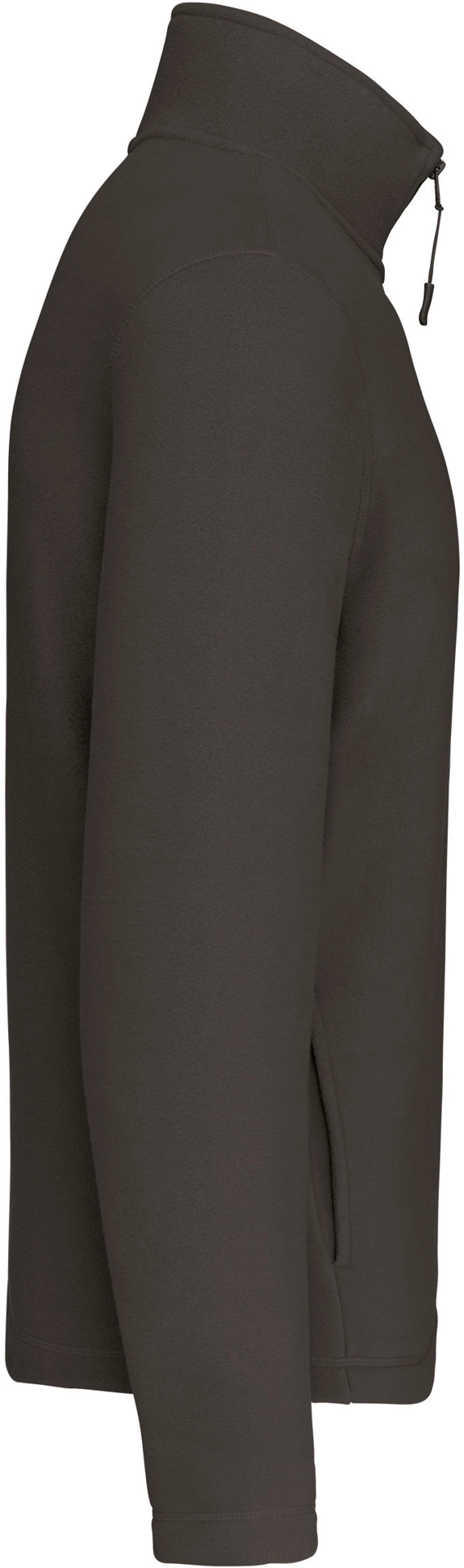 kariban-K912-microfleece-pullover-mit-viertel-zip-enzo-darkgrey-right-5 Kariban Microfleece Pullover mit 1/4 Zip "Enzo"