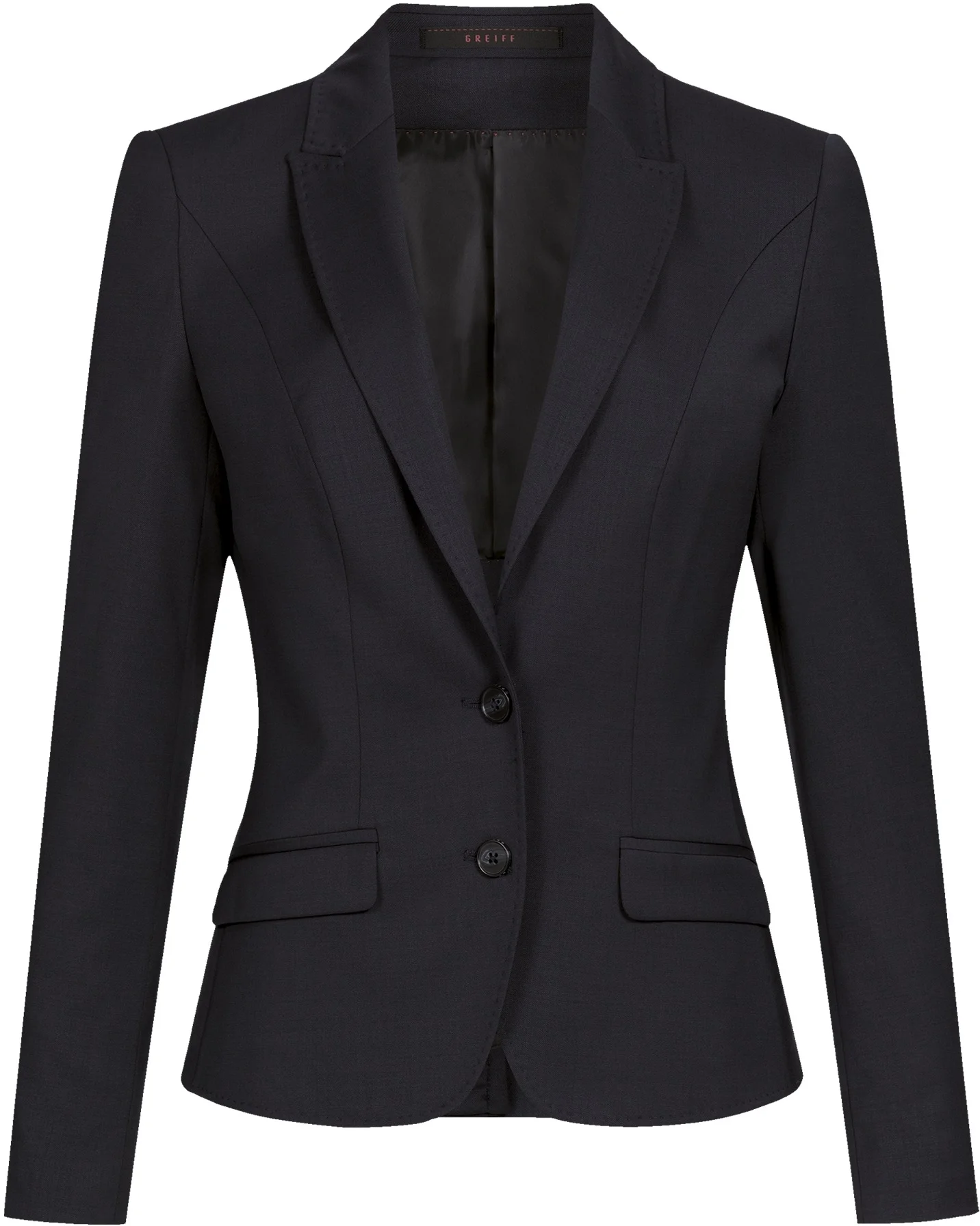 greiff-1426-damen-blazer-sf-375_2820_schwarz-front-2 GREIFF Damen Blazer MODERN 37.5 Slim Fit