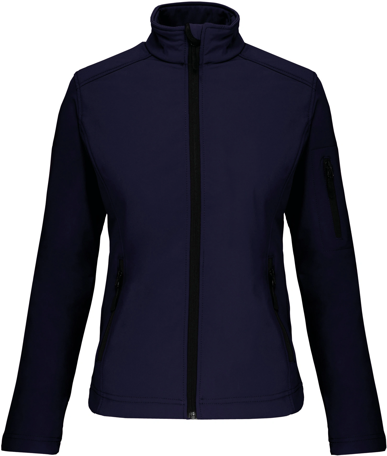 kariban-K400-damen-3-lagen-softshell-jacke-navy-front-3 Kariban Damen 3-Lagen Softshell Jacke