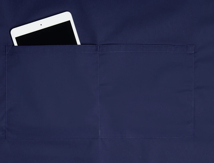KARLOWSKY Übergrößen Latzschürze Basic mit Schnalle und Tasche