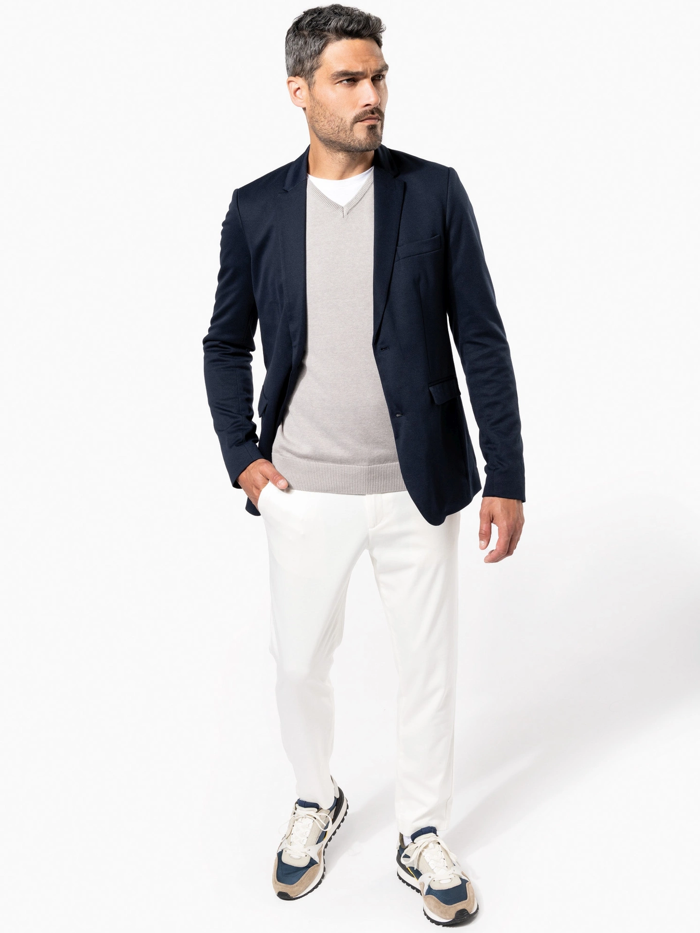 kariban-K6132-herren-blazer-model-2 Kariban Herren Blazer