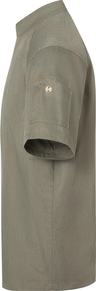 KARLOWSKY Kurzarm Kochjacke Jeans-Style
