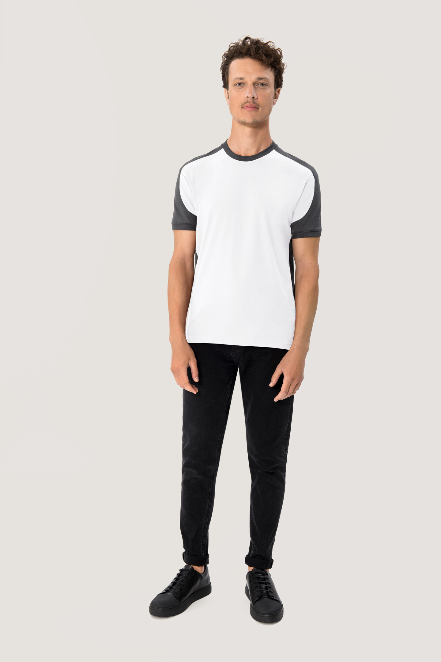 HAKRO T-Shirt-Contrast 290 Mikralinar®