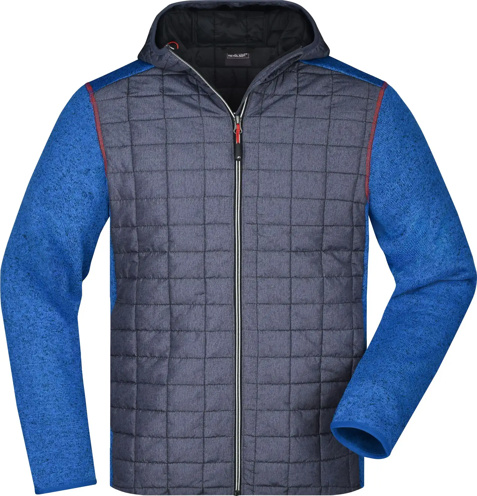 James & Nicholson Men's Knitted Hybrid Jacket