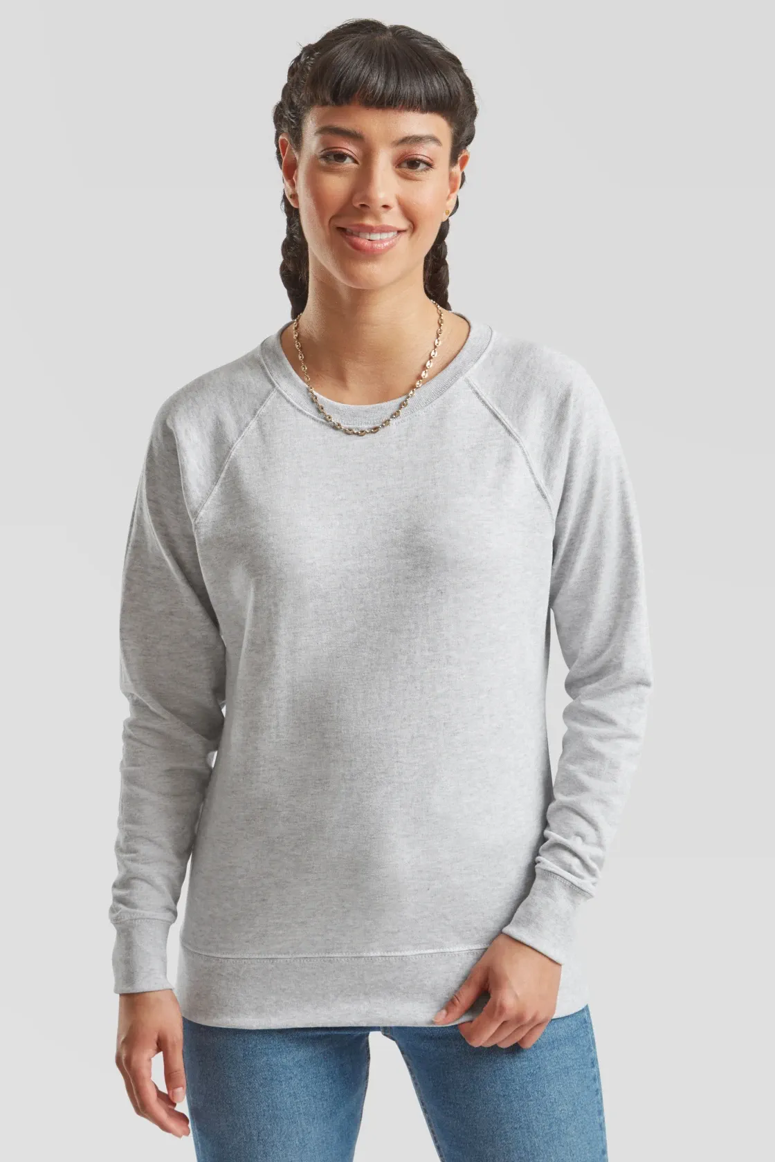 F.O.L. Lady-Fit LW Raglan Sweat