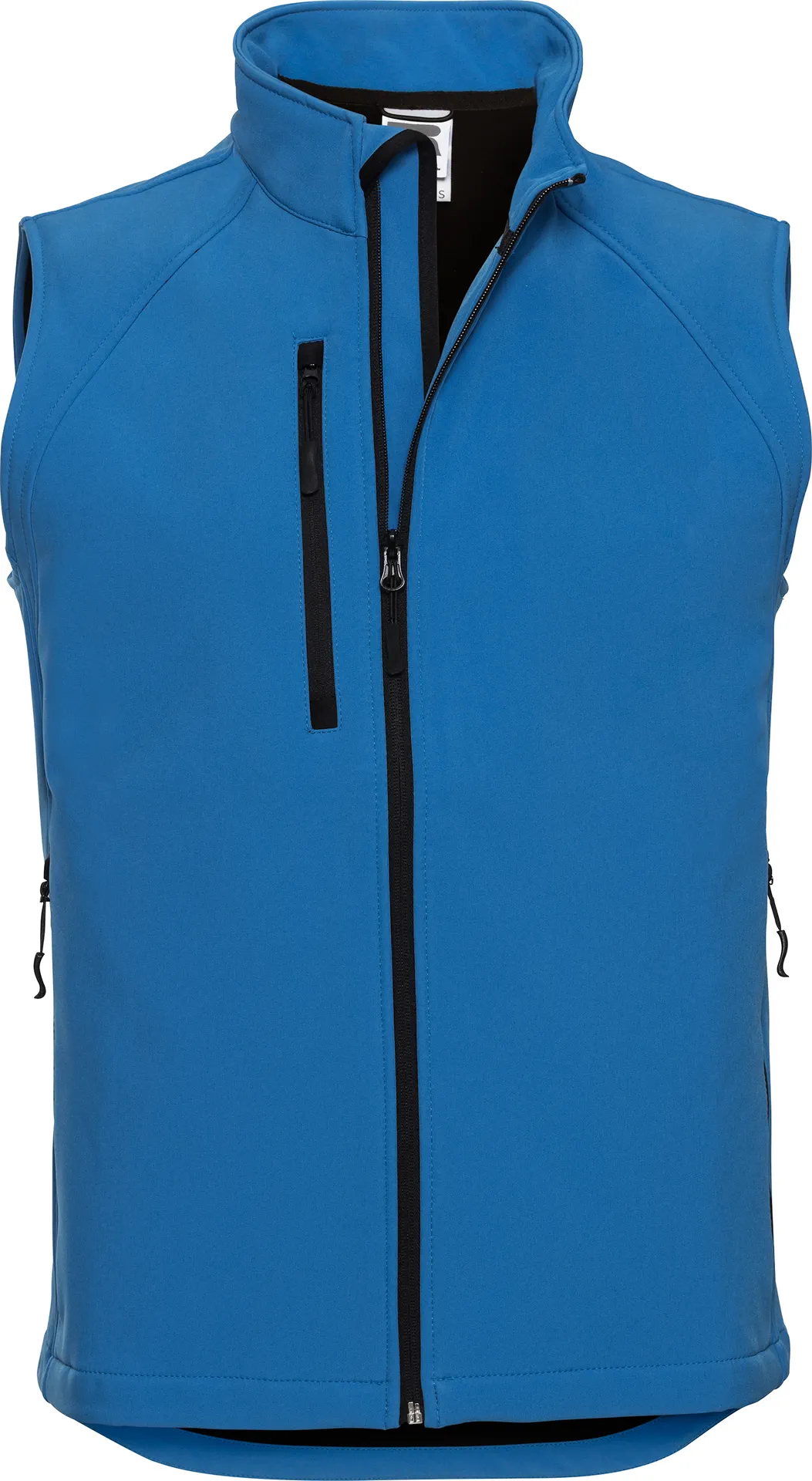 russell-r141m-mens-softshell-gilet-azureblue-front-3 Russell Men's Softshell-Gilet