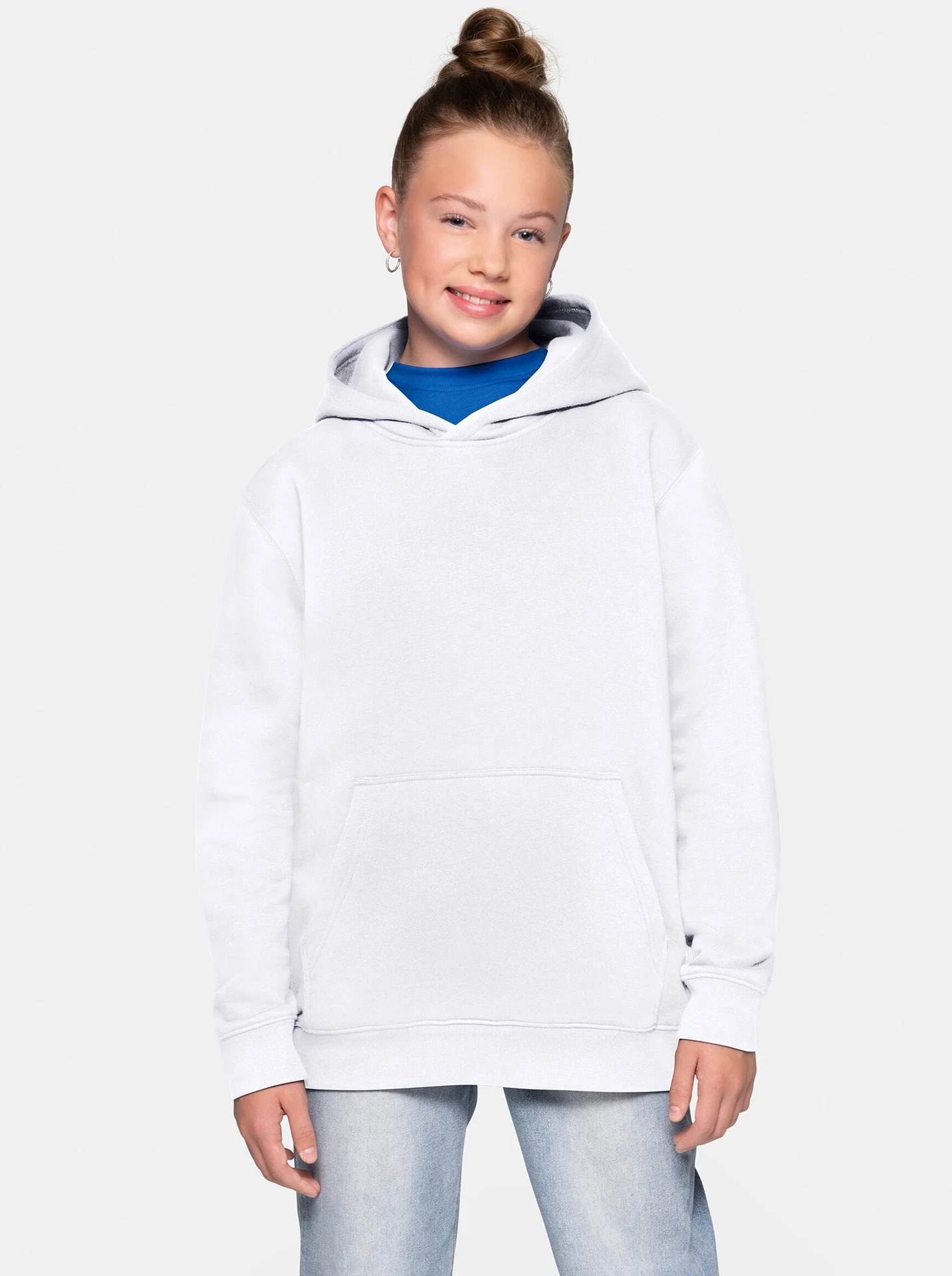 HAKRO Kinder Kapuzen-Sweatshirt 562 Bio-Baumwolle
