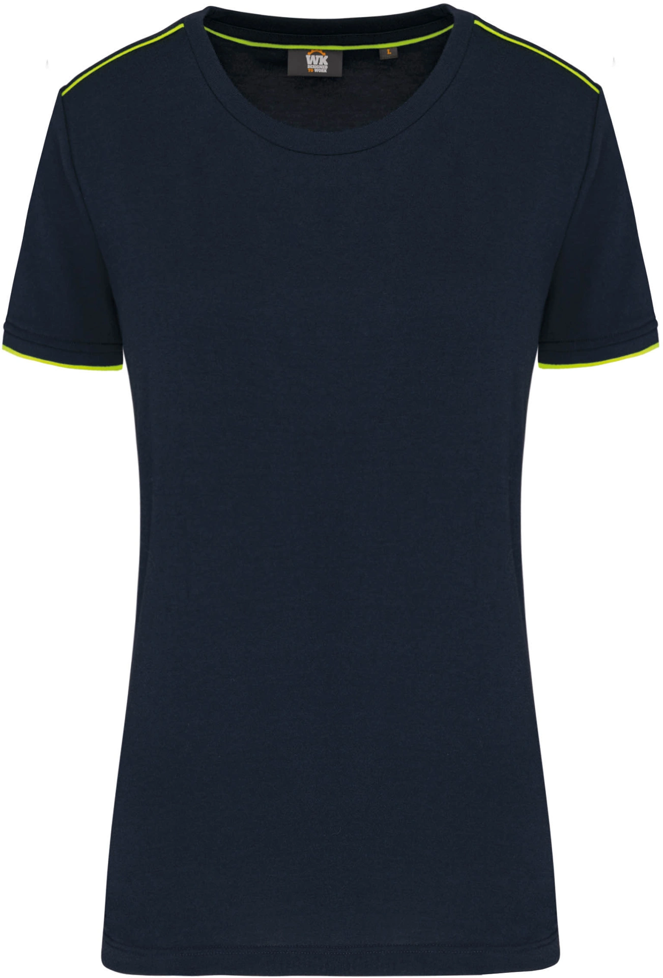 navy/fluorescent yellow