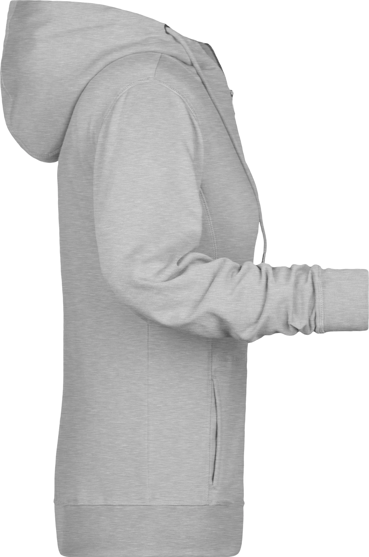 James & Nicholson Ladies Zip-Hoody