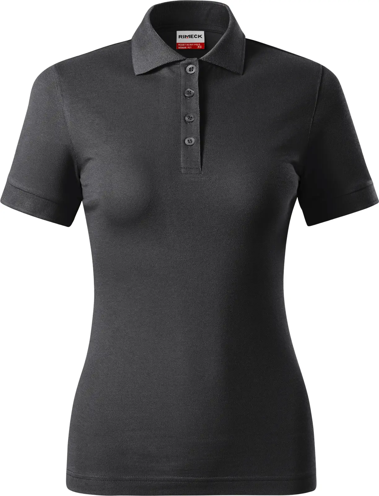 rimeck-r21-polohemd-damen-resist-heavy-polo-ebonygrau-front-2 RIMECK Polohemd Damen Resist Heavy Polo R21