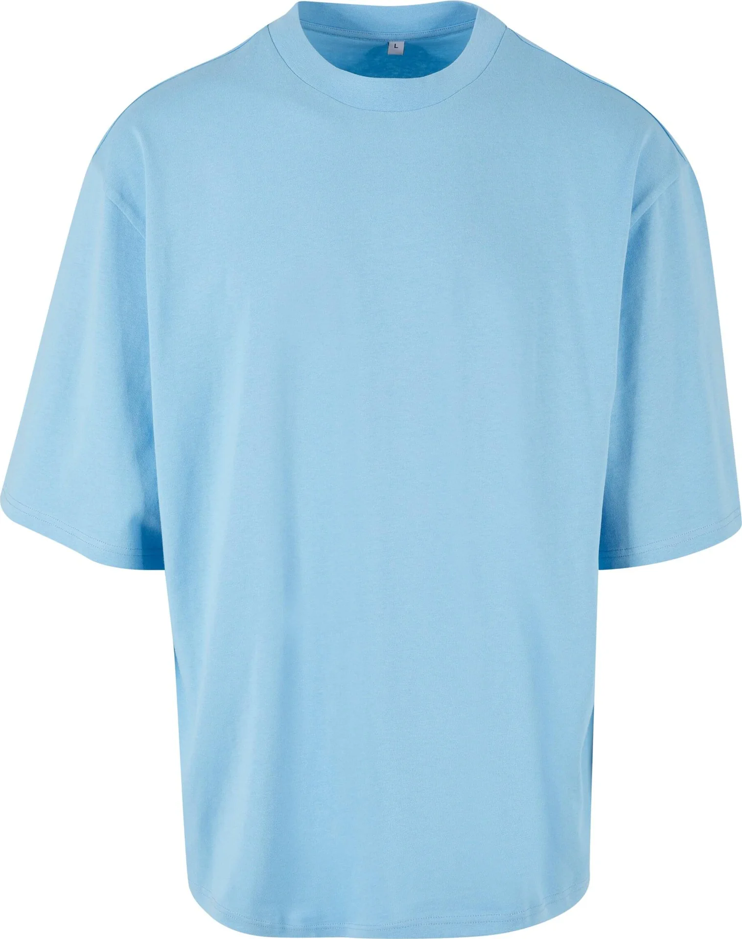 BYB-BY256-oversized-sleeve-t-shirt-balticblue-front-4 Build Your Brand Oversized Sleeve Tee
