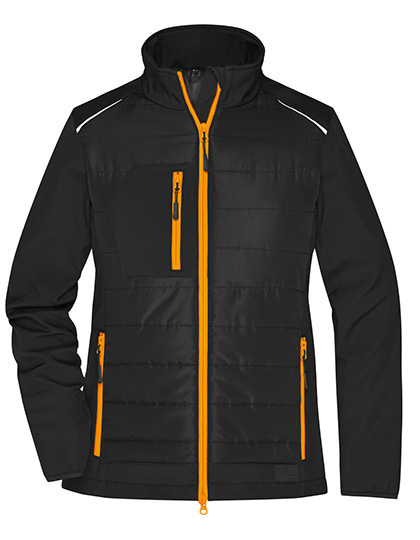 James & Nicholson Ladies Hybrid Jacket 1819 James & Nicholson Ladies Hybrid Jacket 1819