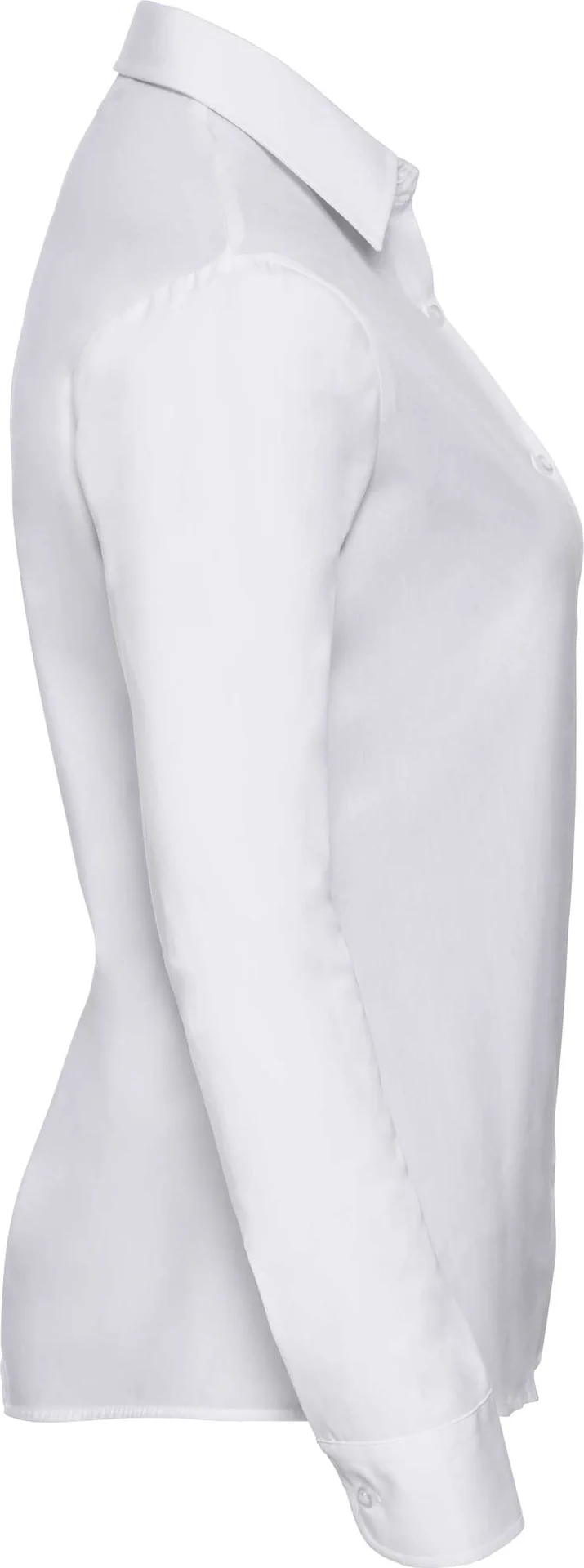 Russell Ladies Long Sleeve Pure Cotton Easy Care Poplin Shirt