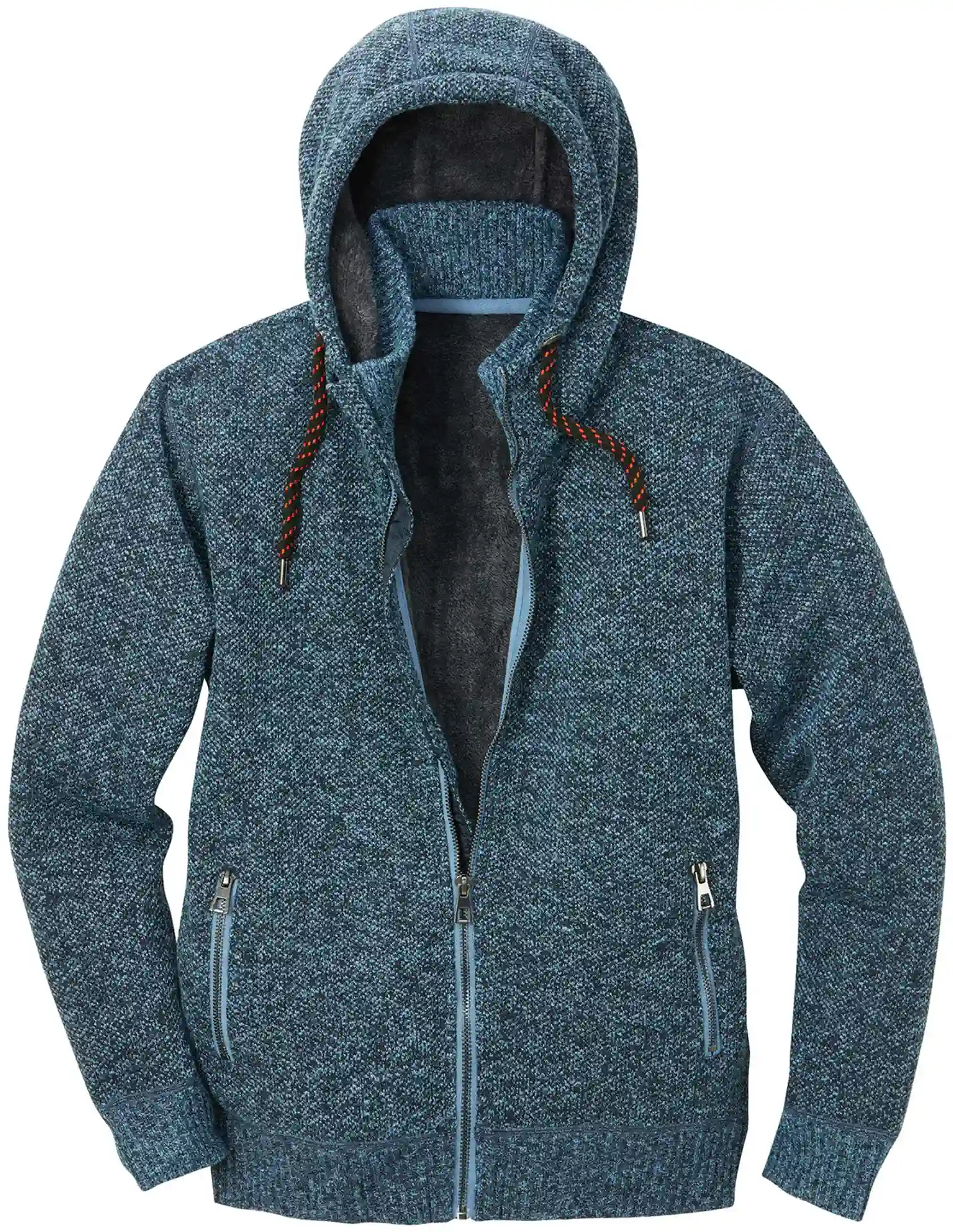 navy/blau meliert