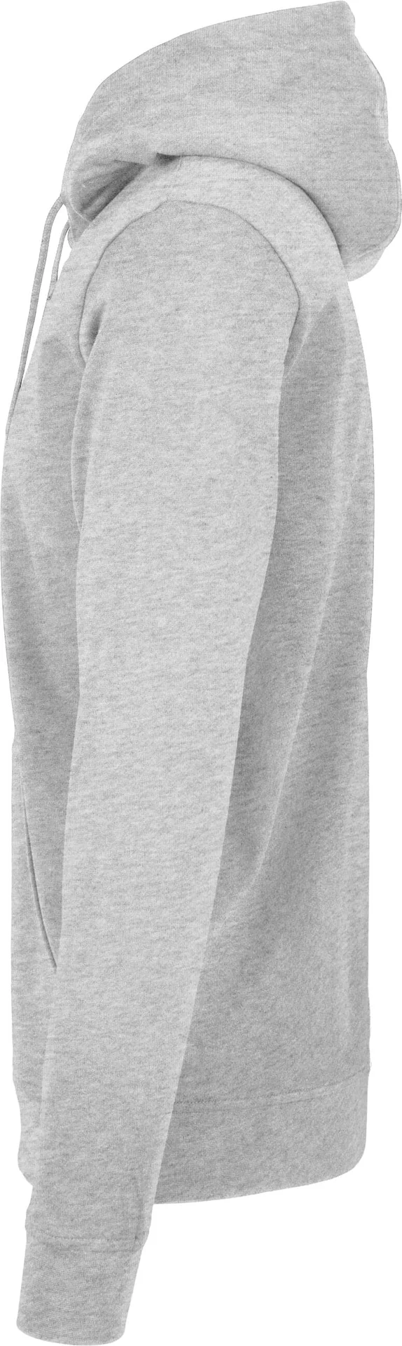 BYB-BB008-basic-zip-hoody-heathergrey-left-6 Build Your Brand Basic Zip Hoody