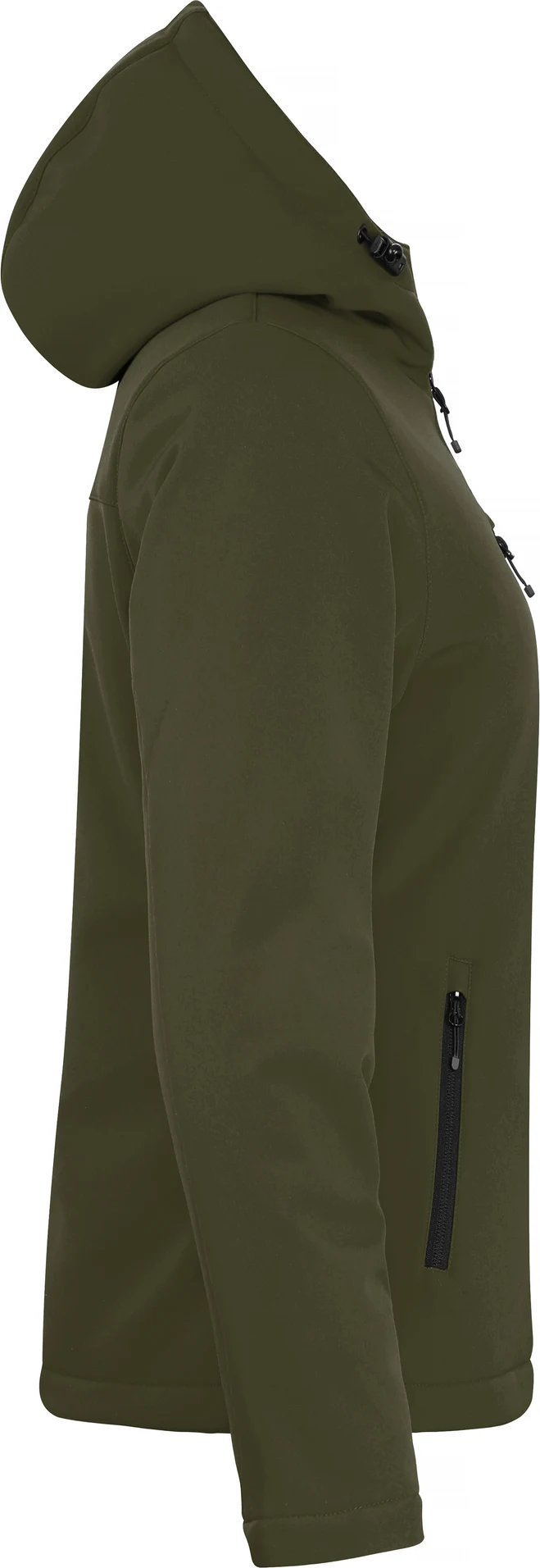 clique-020953-padded-hooded-softshell-women-foggreen-right-5 CLIQUE Wattierte Damen Softshelljacke