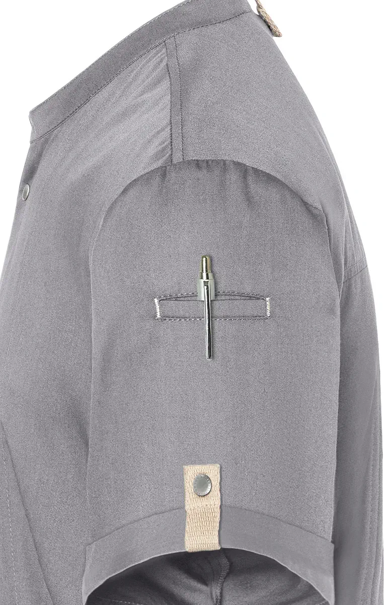 KARLOWSKY Kurzarm Kochjacke Green-Generation