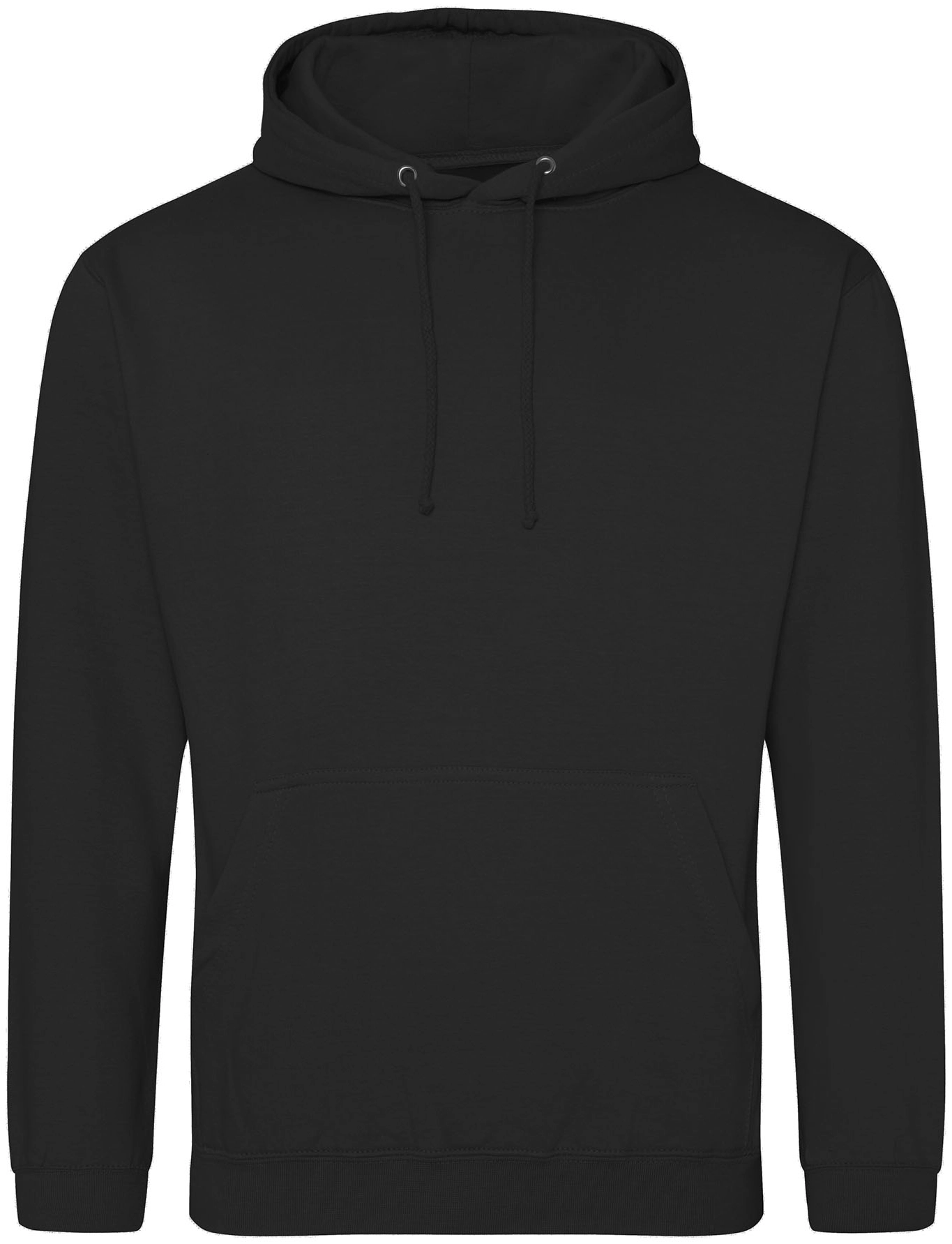 justhoods-jh001-college-hoodie-jetblack-front-1 Just Hoods College Hoodie