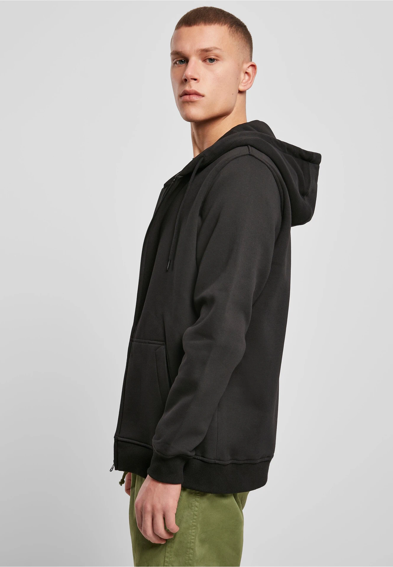 Build Your Brand Heavy Zip Hoody