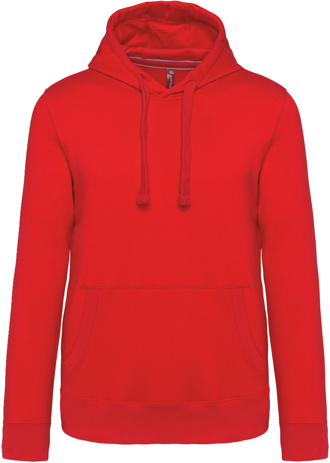 K489-kapuzen-sweater-red-front-3 Kariban Kapuzen Sweater