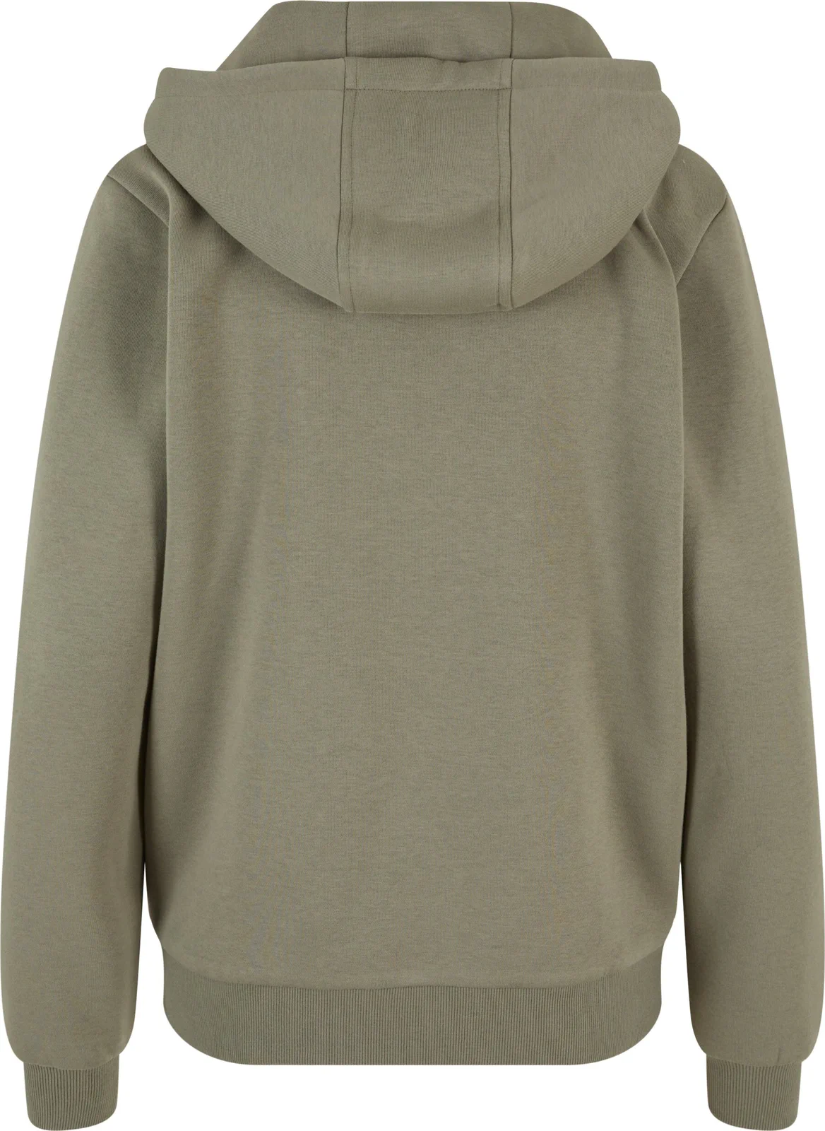 Build Your Brand Ladies Fluffy Zip Hoody