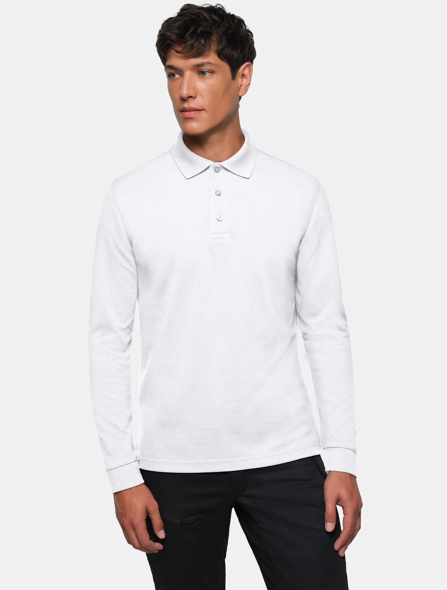 HAKRO Longsleeve-Poloshirt 815 Mikralinar®