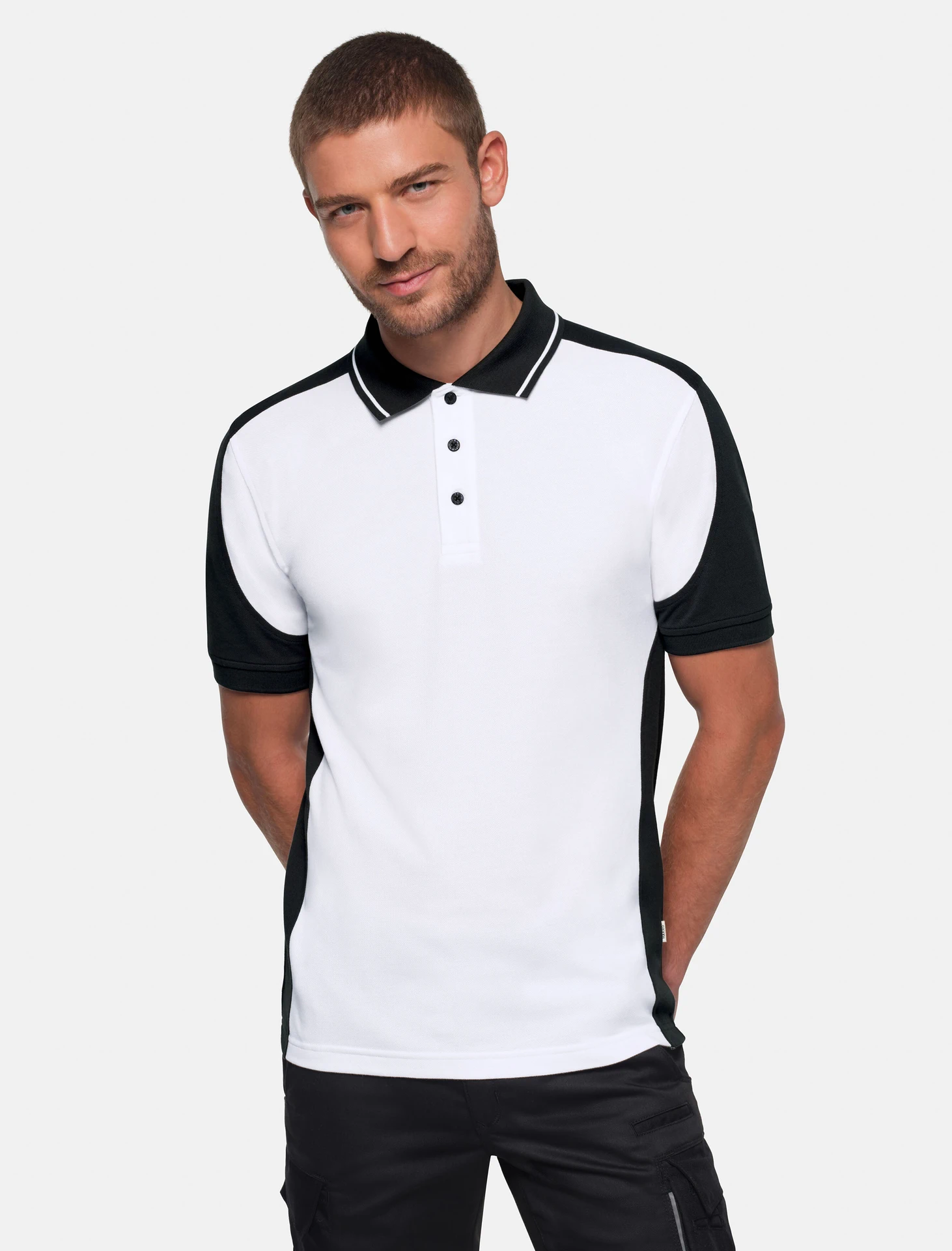 HAKRO Poloshirt 539 Contrast MIKRALINAR® ECO