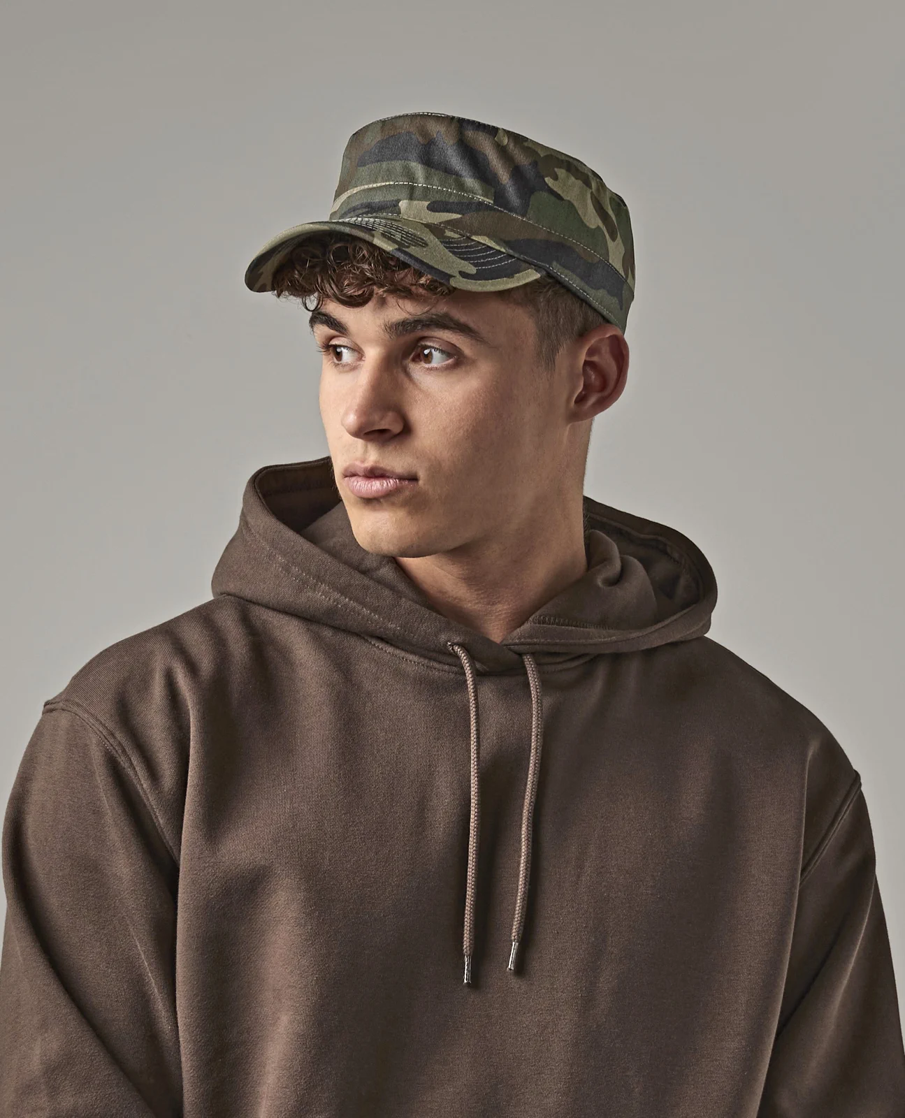 beechfield-b33-camo-army-cap-model-0 Beechfield Camo Army Cap