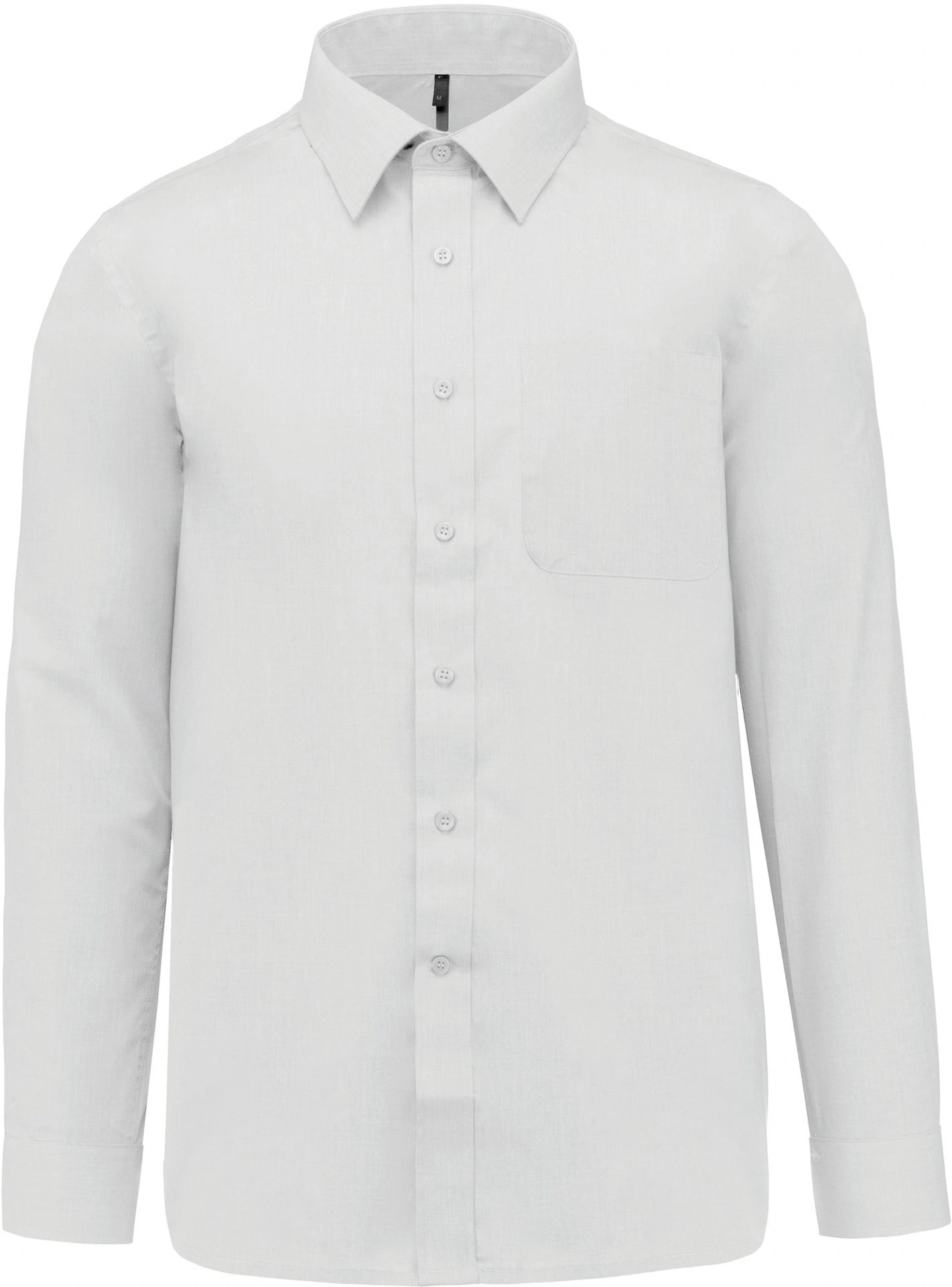 K545-popeline-hemd-jofrey-langarm-white-front-3 Kariban Popeline Hemd "Jofrey" langarm