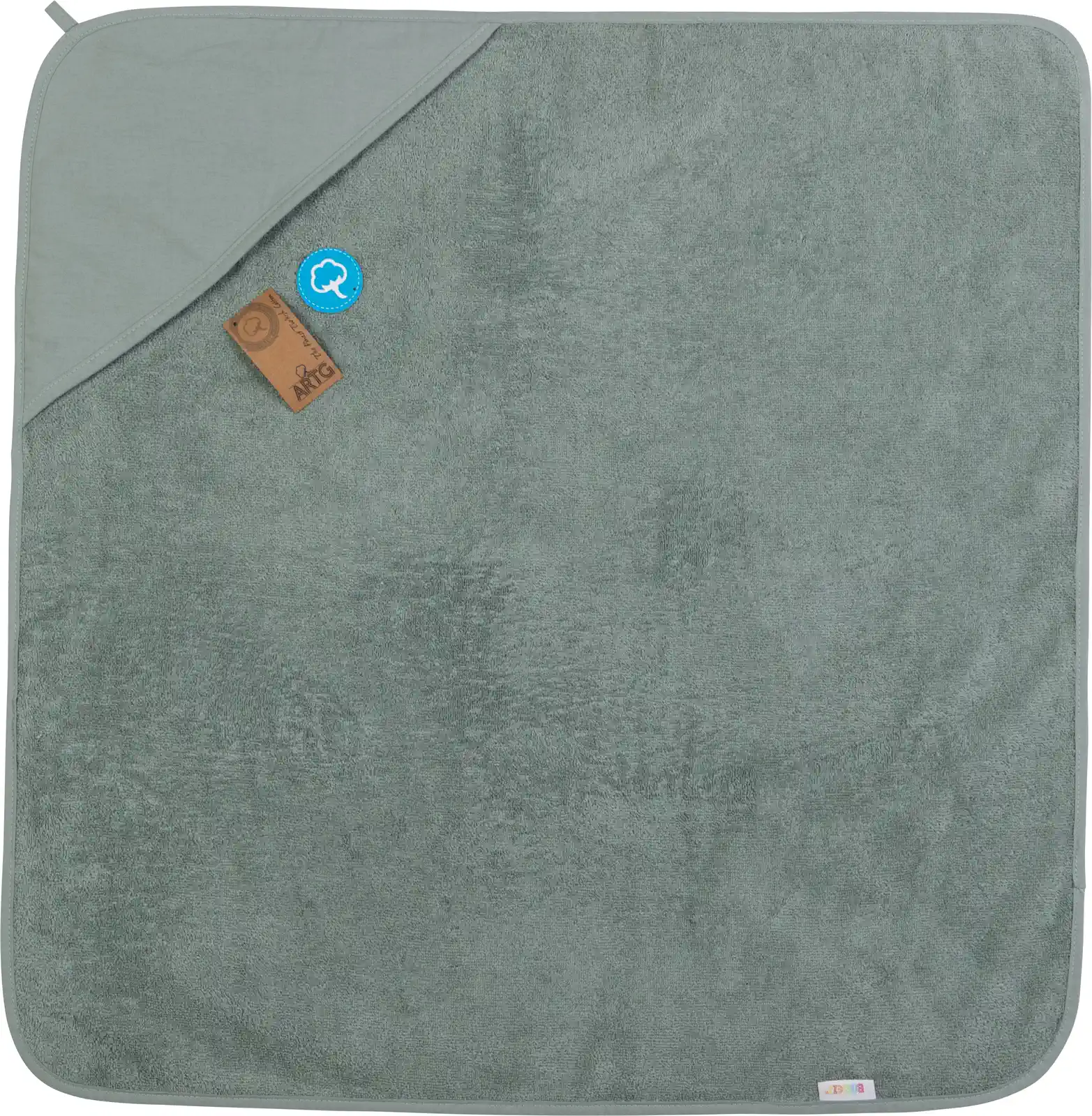 artg-ar731-print-me-baby-hooded-towel-oldgreen-front-2 ARTG PRINT-Me® Baby Hooded Towel