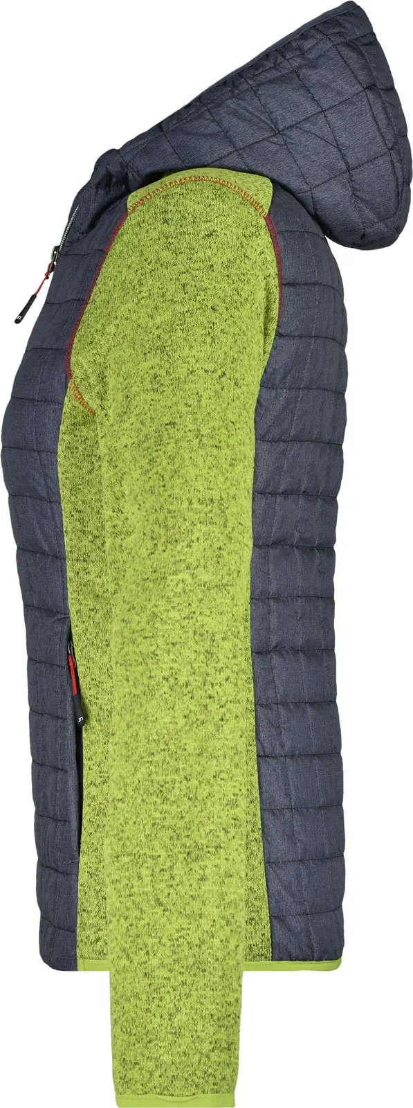 James & Nicholson Ladies Knitted Hybrid Jacket