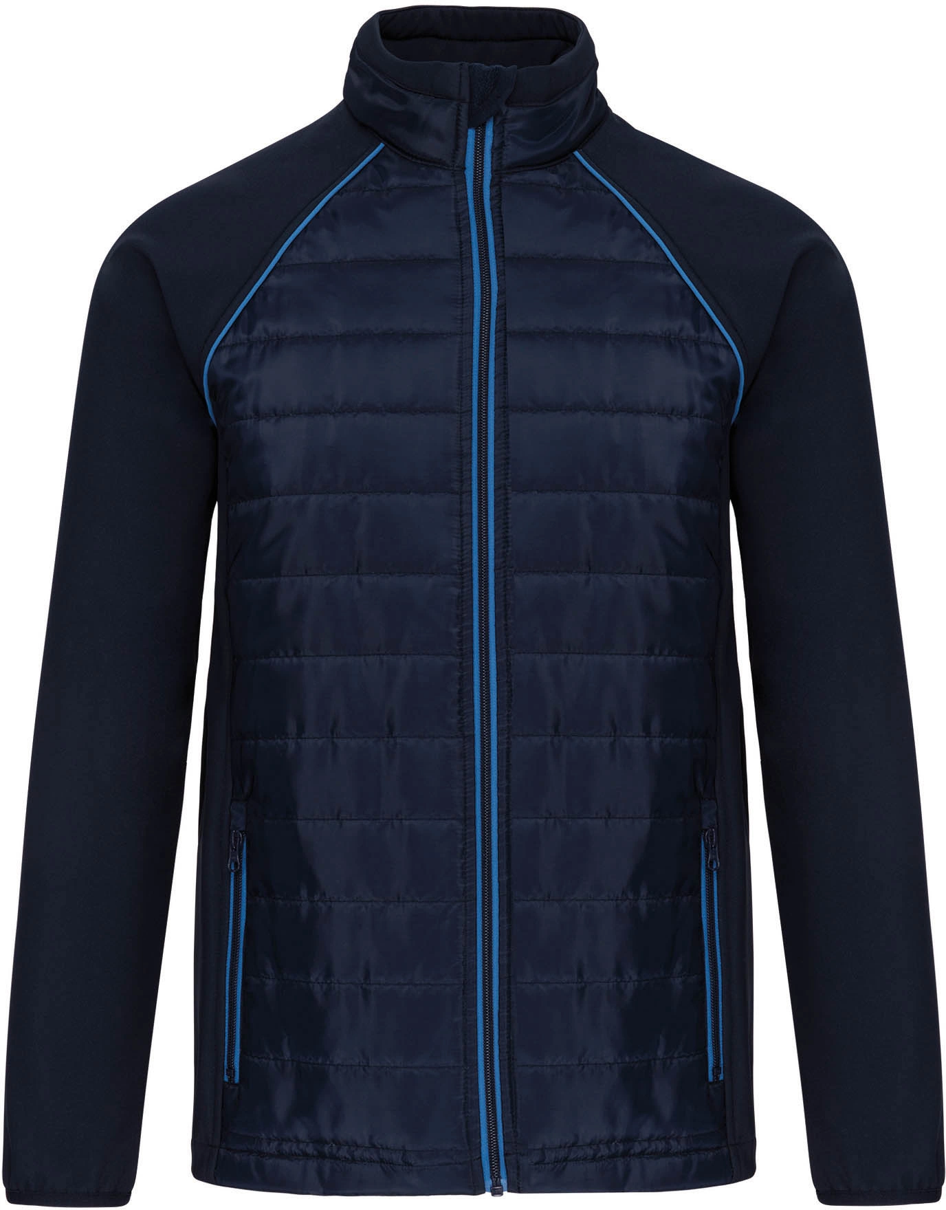 navy/light royal blue