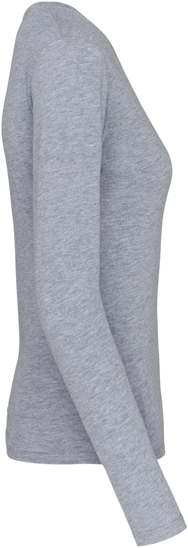 Kariban Damen V-Neck T-Shirt langarm