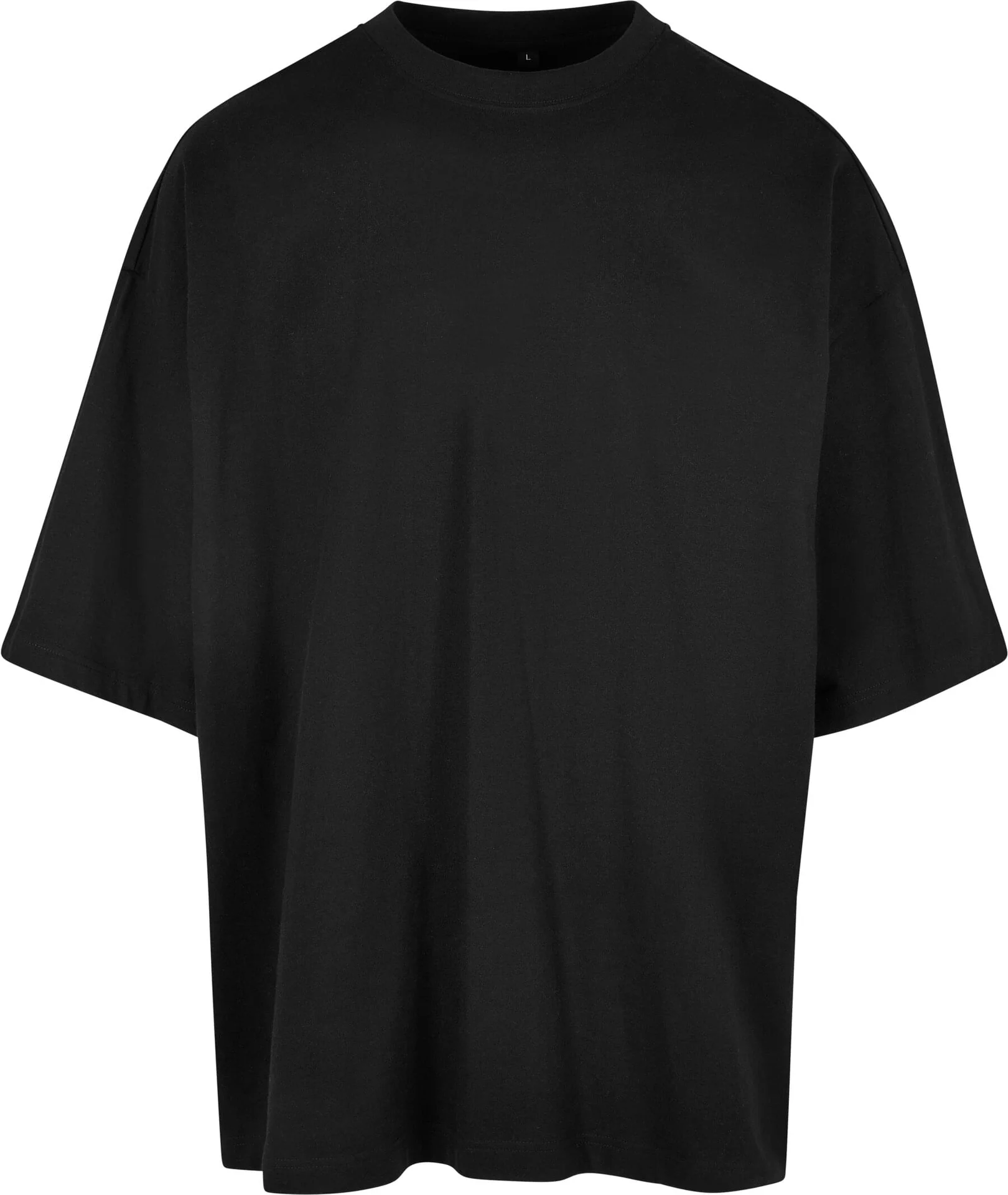 BYB-BY193-huge-t-shirt-black-front-4 Build Your Brand Huge Tee