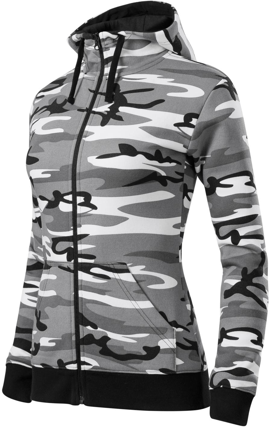 MALFINI Sweatshirt Damen Camo Zipper C20 MALFINI Sweatshirt Damen Camo Zipper C20