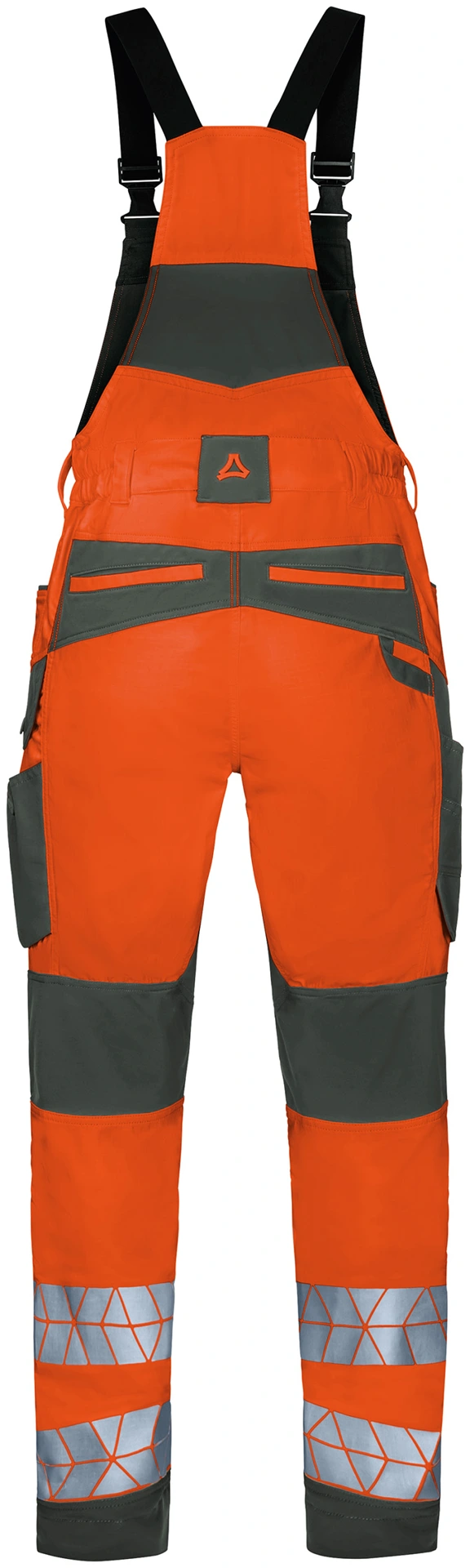 schoeffel-pro-7721-meistermacher-latzhose-warnschutz-damen-warnorange-dunkelgrau-3 Schöffel PRO 7721 Damen MEISTERMACHER Warnschutz Latzhose Stretch