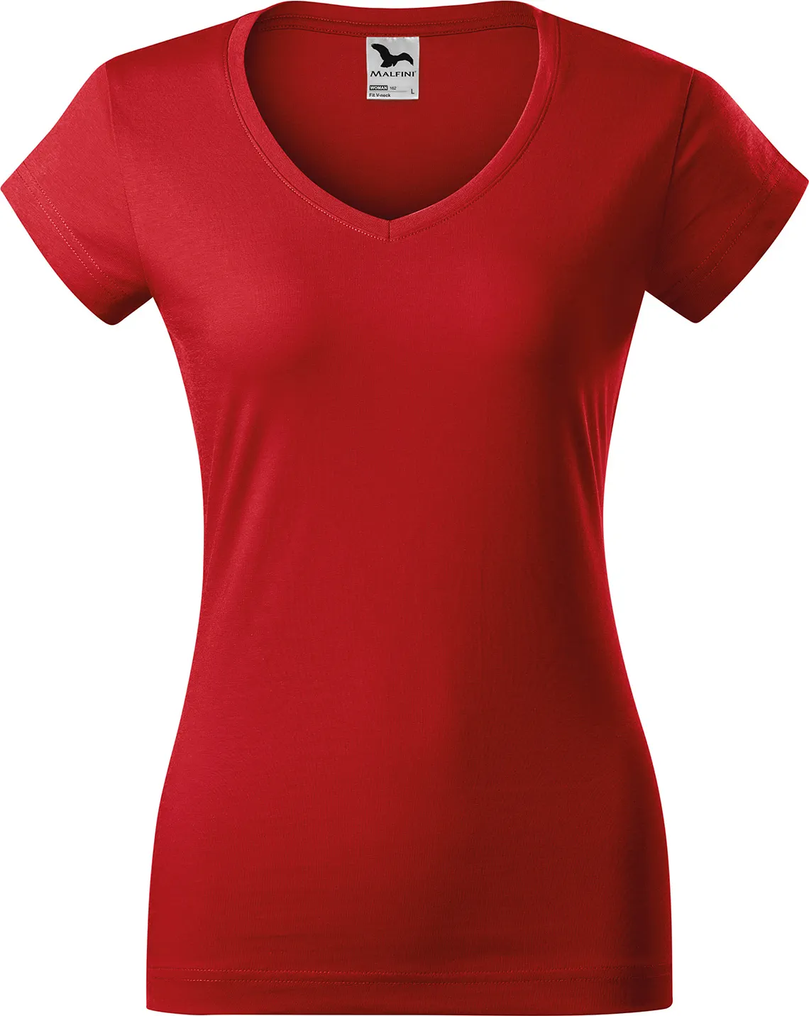 MALFINI T-Shirt Damen Fit V-Neck 162