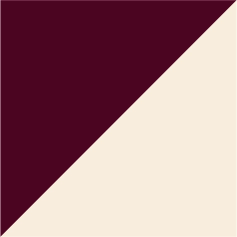 burgundy/off white