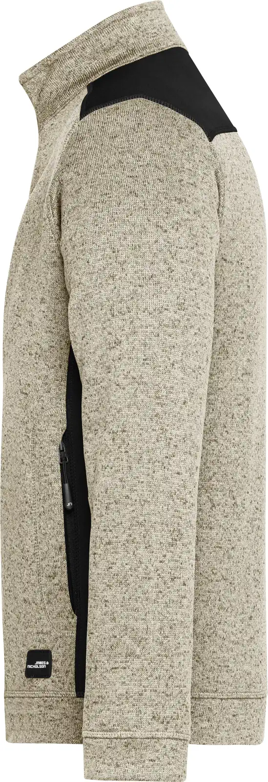 James & Nicholson Men's Knitted Workwear Fleece Jacket -STRONG-