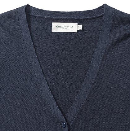 Russell Ladies V-Neck Knitted Cardigan Russell Ladies V-Neck Knitted Cardigan