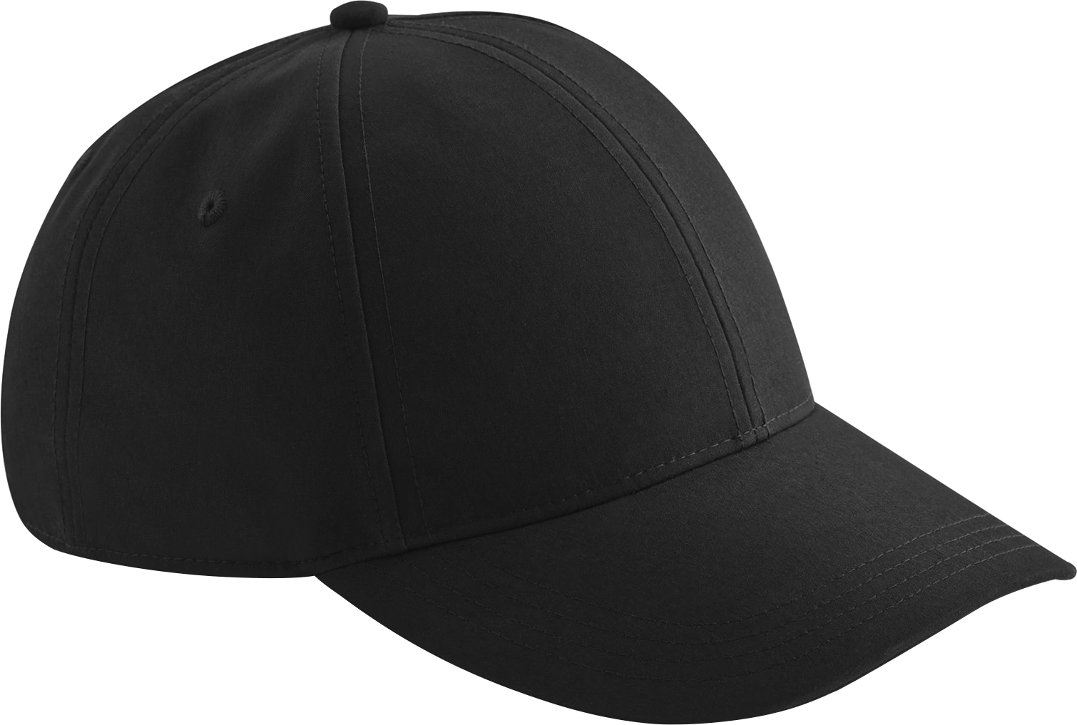 beechfield-B191R-water-resistant-lifestyle-cap-black-front-2 Beechfield Water Resistant Lifestyle Cap