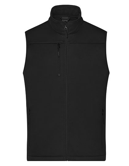 James & Nicholson Men's Softshell Vest James & Nicholson Men's Softshell Vest