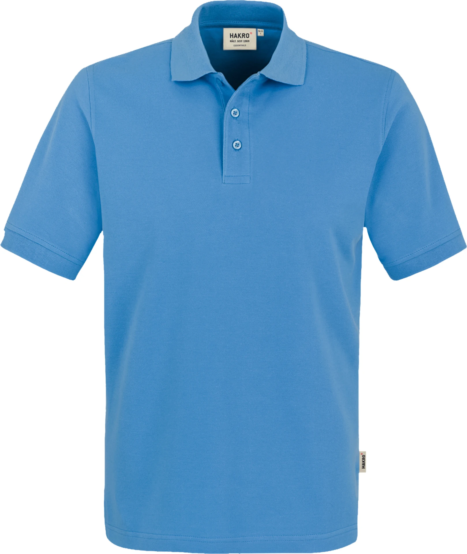 hakro-810-poloshirt-classic-malibublau-front-1 HAKRO Poloshirt 810 Classic