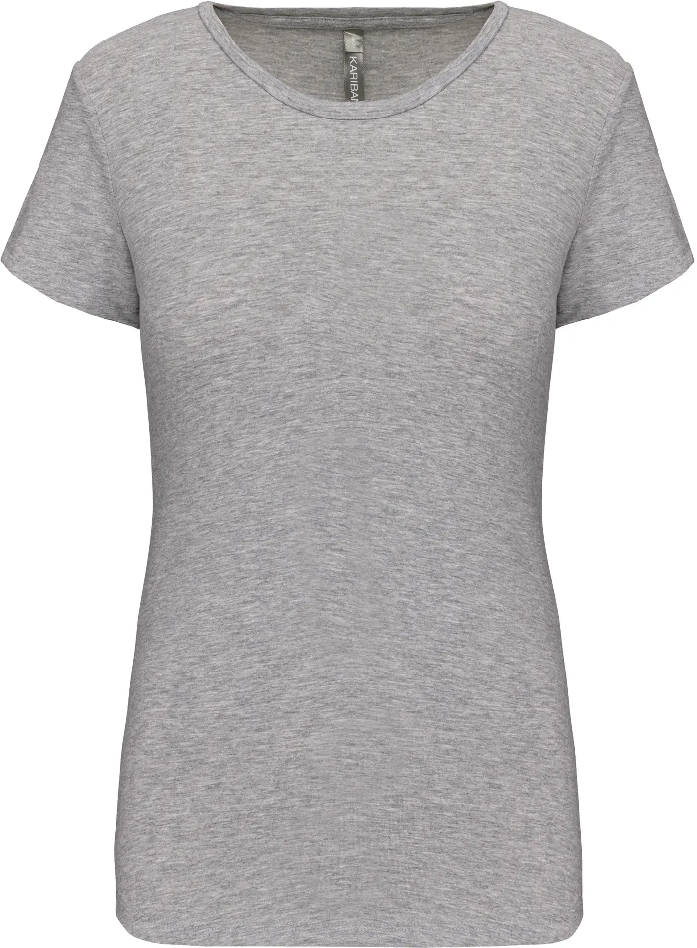 kariban-K3013-damen-stretch-t-shirt-lightgreyheather-front-3 Kariban Damen Stretch T-Shirt