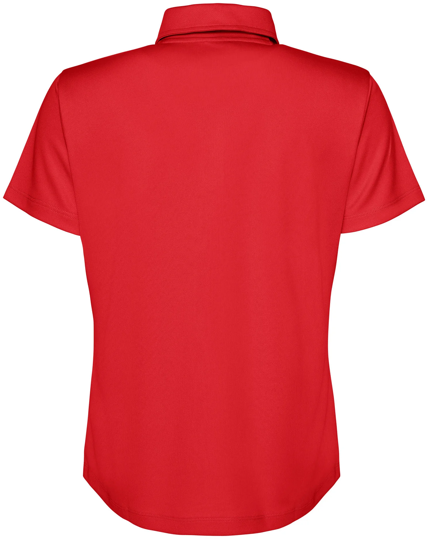 justcool-jc045-womens-cool-poloshirt-firered-back-3 Just Cool Women's Cool Polo