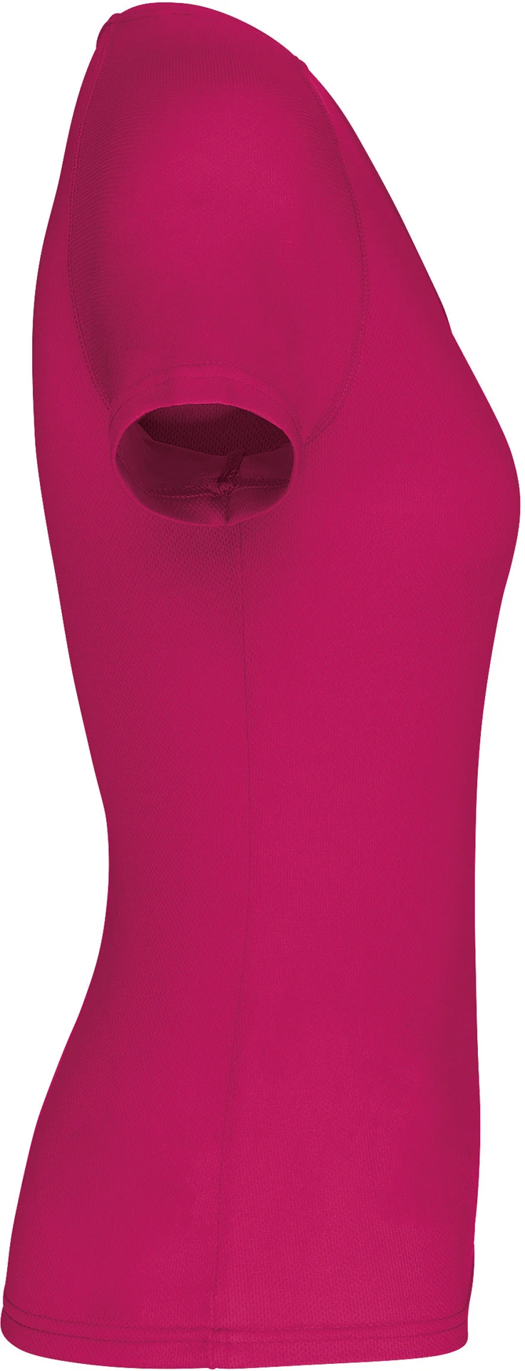 kariban-PA477-damen-v-ausschnitt-sport-shirt-fuchsia-right-5 Kariban Damen V-Ausschnitt Sport Shirt