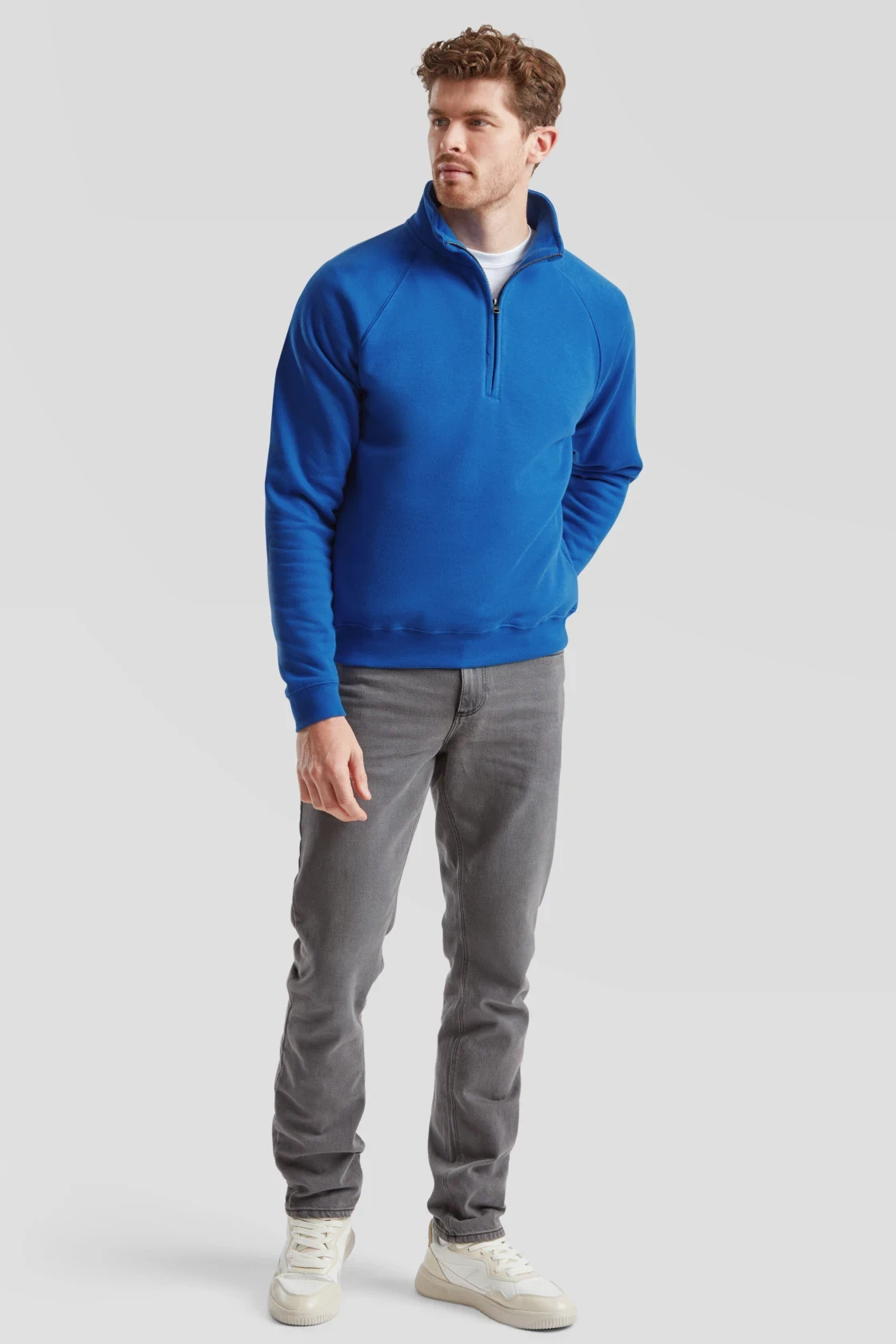 F.O.L. Zip-Neck Sweat mit 1/4 Zip