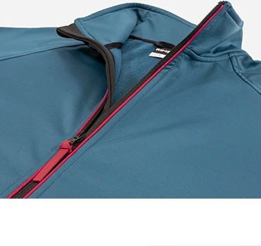 rimeck-w41-stretch-fleece-vertex-petrolblau-detail-8 RIMECK Stretch fleece Vertex W41