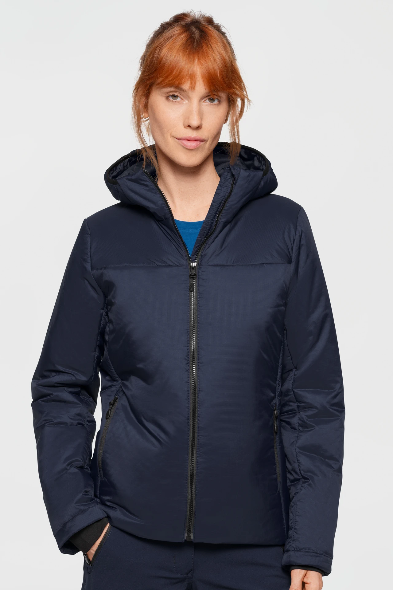 hakro-289-damen-kapuzen-thermo-loftjacke-tinte-model-0 HAKRO Damen Kapuzen-Thermo-Loftjacke 289