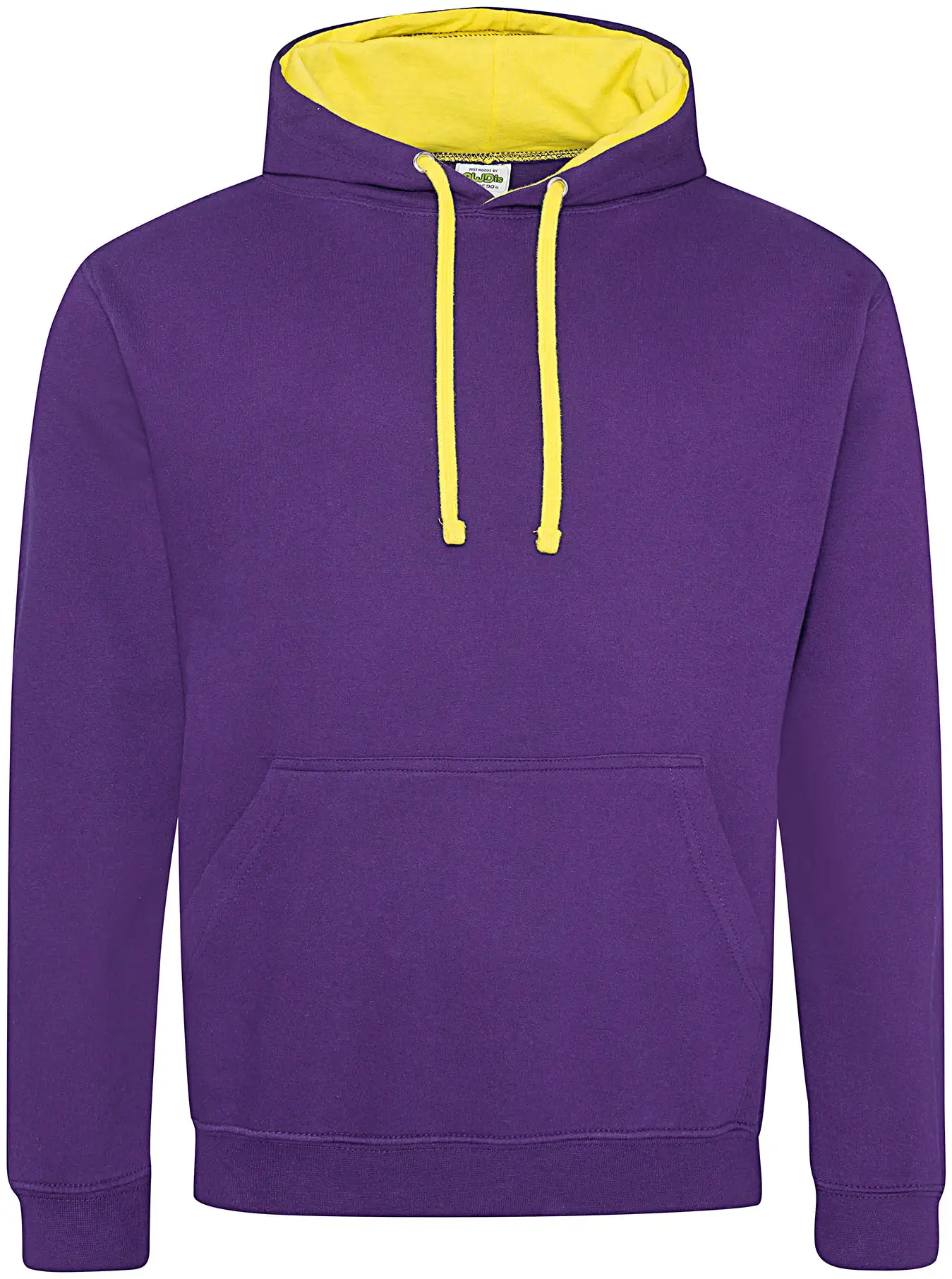 justhoods-jh003-varsity-hoodie-purple-sunyellow-front-1 Just Hoods Varsity Hoodie